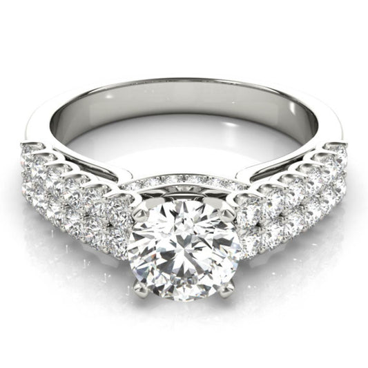 Royale Princess Cut Lab-Grown Diamond Ring - Main View - Vowmira lab-grown diamond jewelry