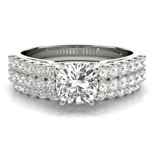 Royale Lab-Grown Diamond Bridal Set - Main View - Vowmira lab-grown diamond jewelry