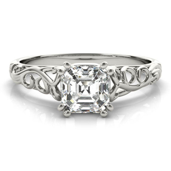 Margaret Solitaire Lab-Grown Diamond Ring - Main View - Vowmira lab-grown diamond jewelry