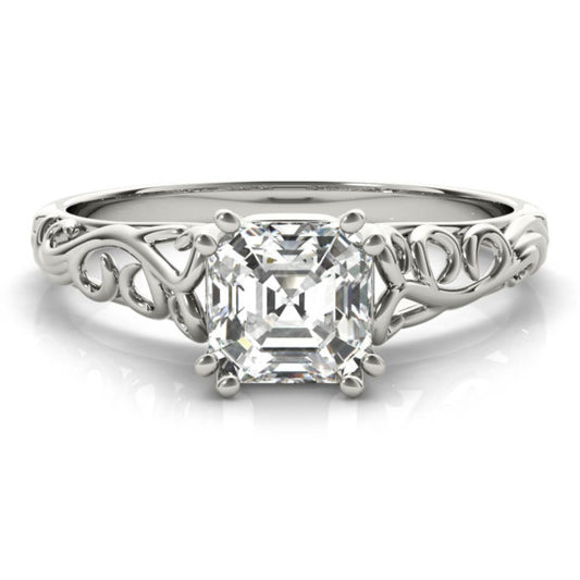 Margaret Solitaire Lab-Grown Diamond Ring - Main View - Vowmira lab-grown diamond jewelry