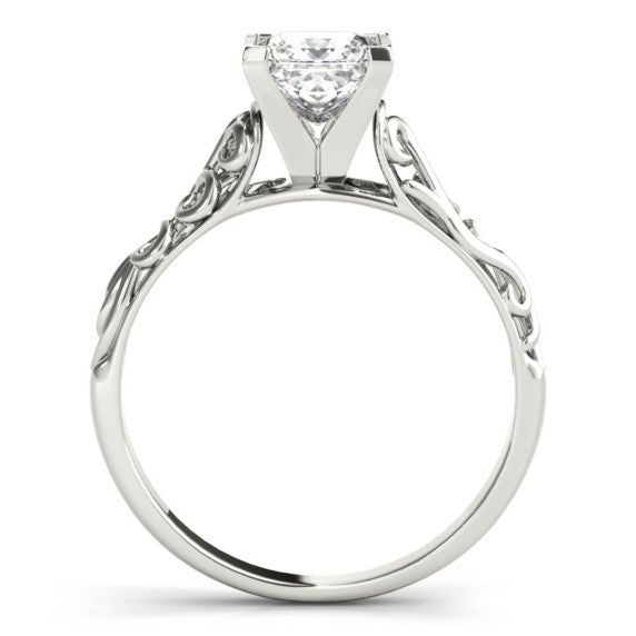 Margaret Princess Cut Lab-Grown Diamond Ring - Detail View