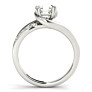 Santa Fe Asscher Cut Lab-Grown Diamond Ring - Side View
