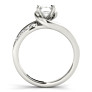 Santa Fe Emerald Cut Lab-Grown Diamond Ring - Side View
