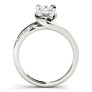 Santa Fe Princess Cut Lab-Grown Diamond Ring - Side View - Vowmira lab-grown diamond jewelry