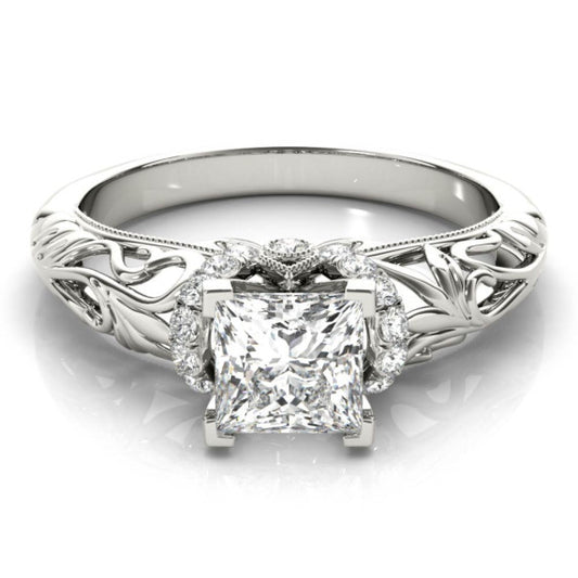Milano Princess Cut Lab-Grown Diamond Ring - Main View - Vowmira lab-grown diamond jewelry
