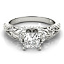 Milano Princess Cut Lab-Grown Diamond Ring - Side View - Vowmira lab-grown diamond jewelry