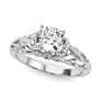 Milano Cushion Cut Lab-Grown Diamond Ring - Detail View - Vowmira lab-grown diamond jewelry