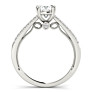 Milagros Cushion Cut Lab-Grown Diamond Ring - View 2 - Vowmira lab-grown diamond jewelry