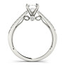 Milagros Emerald Cut Lab-Grown Diamond Ring - View 2 - Vowmira lab-grown diamond jewelry