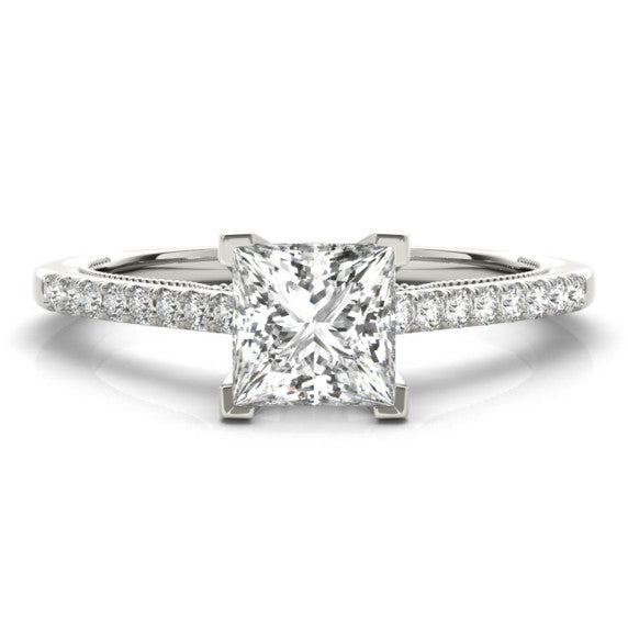 Milagros Princess Cut Lab-Grown Diamond Ring - Main View