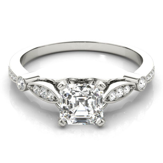 Symphony Asscher Cut Lab-Grown Diamond Ring - Main View