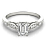 Symphony Emerald Cut Lab-Grown Diamond Ring - View 2 - Vowmira lab-grown diamond jewelry