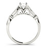 Symphony Emerald Cut Lab-Grown Diamond Ring - Side View - Vowmira lab-grown diamond jewelry
