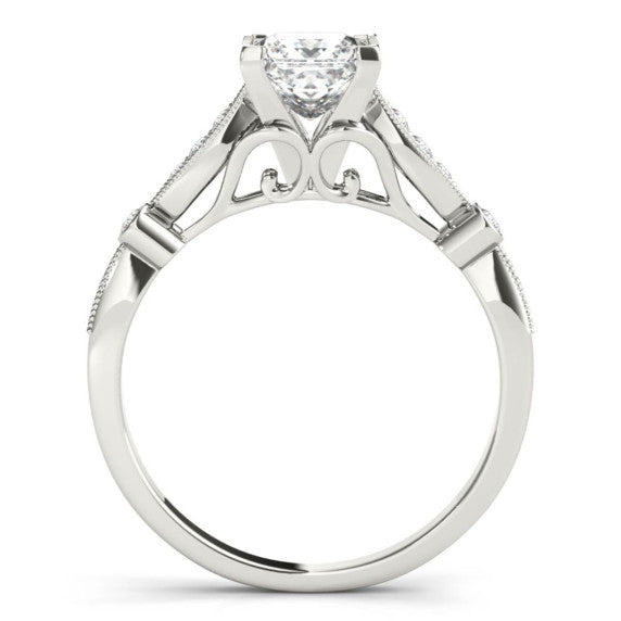 Symphony Princess Cut Lab-Grown Diamond Ring - Detail View
