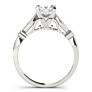 Symphony Princess Cut Lab-Grown Diamond Ring - Side View - Vowmira lab-grown diamond jewelry