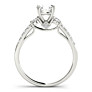 Epaulette Lab-Grown Diamond Ring - Side View - Vowmira lab-grown diamond jewelry