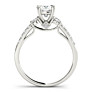 Epaulette Cushion Cut Lab-Grown Diamond Ring - View 2 - Vowmira lab-grown diamond jewelry
