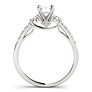 Epaulette Emerald Cut Lab-Grown Diamond Ring - Side View
