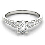 Epaulette Oval Lab-Grown Diamond Ring - View 2