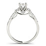 Epaulette Oval Lab-Grown Diamond Ring - Side View