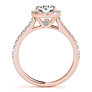 Classic Halo Lab-Grown Diamond Ring - View 2 - Vowmira lab-grown diamond jewelry