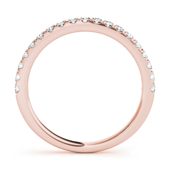 Classic Halo Lab-Grown Diamond Band - Detail View - Vowmira lab-grown diamond jewelry