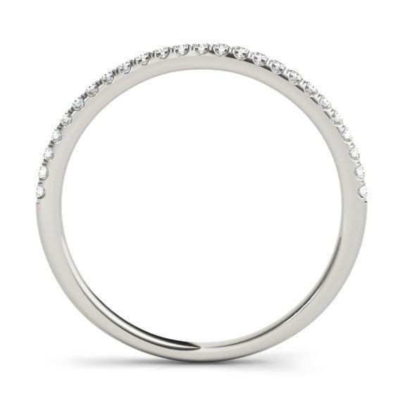 Delicate Halo Lab-Grown Diamond Band - Detail View