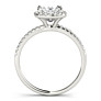 Duchess Lab-Grown Diamond Ring - Side View - Vowmira lab-grown diamond jewelry
