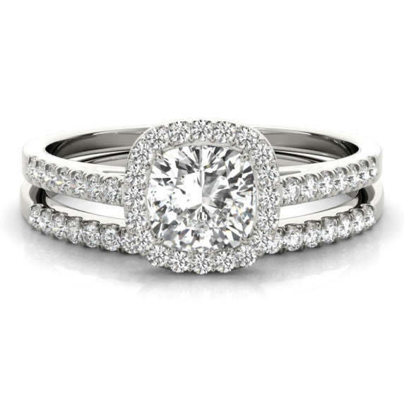 Eleganza Lab-Grown Diamond Bridal Set - Main View