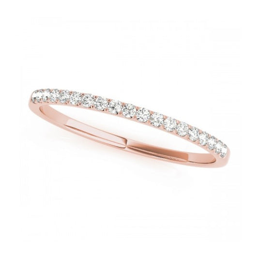 Eleganza Lab-Grown Diamond Band - Main View - Vowmira lab-grown diamond jewelry