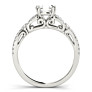 Aphrodite Lab-Grown Diamond Ring - Side View - Vowmira lab-grown diamond jewelry