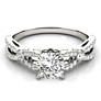 Aphrodite Cushion Cut Lab-Grown Diamond Ring - Side View