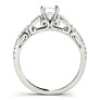 Aphrodite Emerald Cut Lab-Grown Diamond Ring - View 2 - Vowmira lab-grown diamond jewelry
