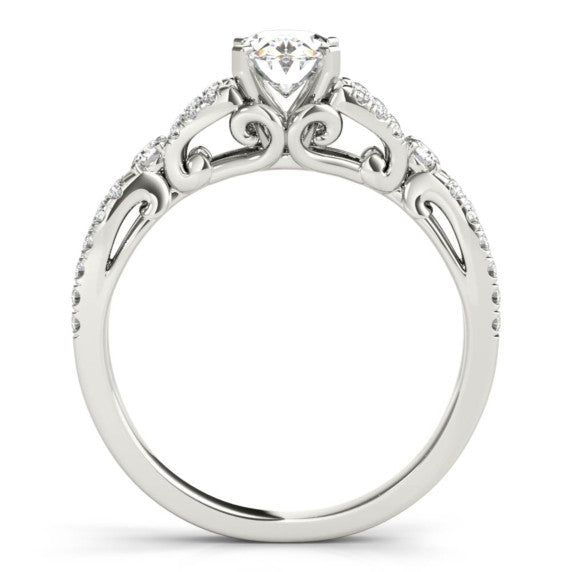 Aphrodite Oval Lab-Grown Diamond Ring - Detail View