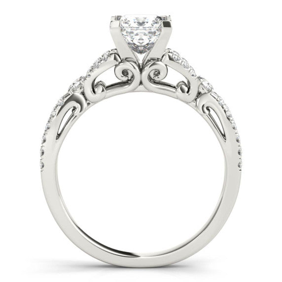 Aphrodite Princess Cut Lab-Grown Diamond Ring - Detail View