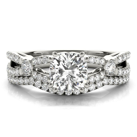 Aphrodite Lab-Grown Diamond Bridal Set - Main View