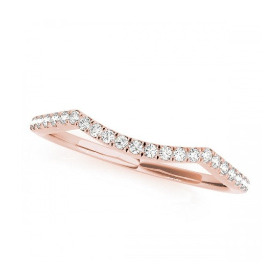 Aphrodite Lab-Grown Diamond Band - Main View - Vowmira lab-grown diamond jewelry