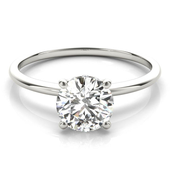 Quiet Beauty Round Lab-Grown Diamond Ring - Main View