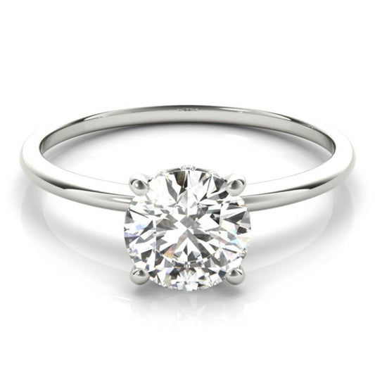 Quiet Beauty Round Lab-Grown Diamond Ring - Main View - Vowmira lab-grown diamond jewelry