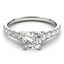 Fantasy Cushion Cut Lab-Grown Diamond Ring - View 2 - Vowmira lab-grown diamond jewelry