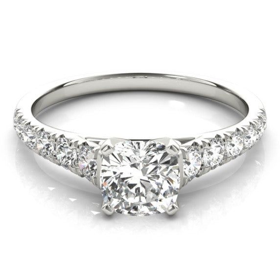 Fantasy Cushion Cut Lab-Grown Diamond Ring - Main View