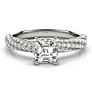 Oceana Asscher Cut Lab-Grown Diamond Ring - Side View
