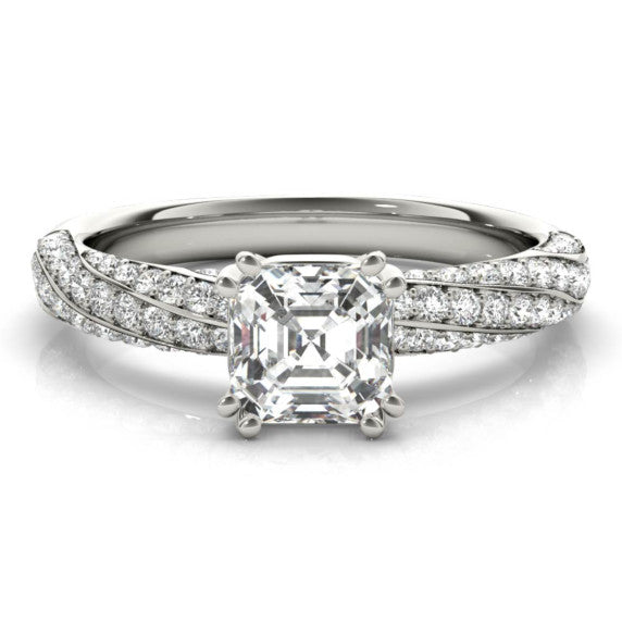 Oceana Lab-Grown Diamond Ring - Main View - Vowmira lab-grown diamond jewelry