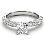 Oceana Cushion Cut Lab-Grown Diamond Ring - View 2