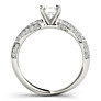 Oceana Emerald Cut Lab-Grown Diamond Ring - Side View
