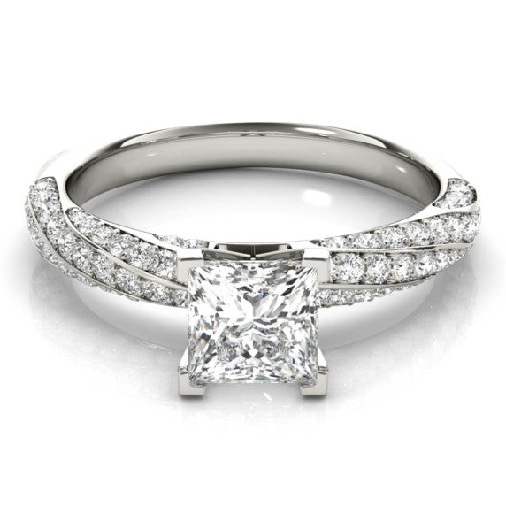 Oceana Princess Cut Lab-Grown Diamond Ring - Main View