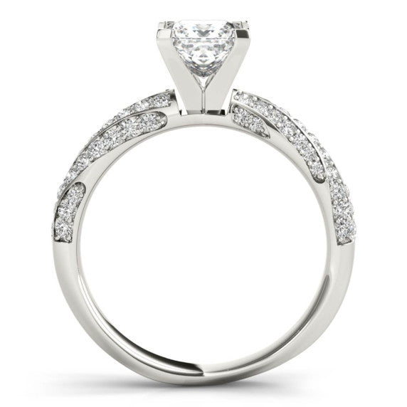Oceana Princess Cut Lab-Grown Diamond Ring - Detail View