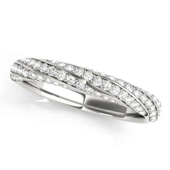 Oceana Lab-Grown Diamond Band - Main View - Vowmira lab-grown diamond jewelry