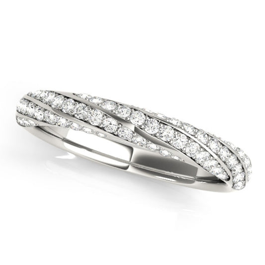 Oceana Lab-Grown Diamond Band - Main View - Vowmira lab-grown diamond jewelry
