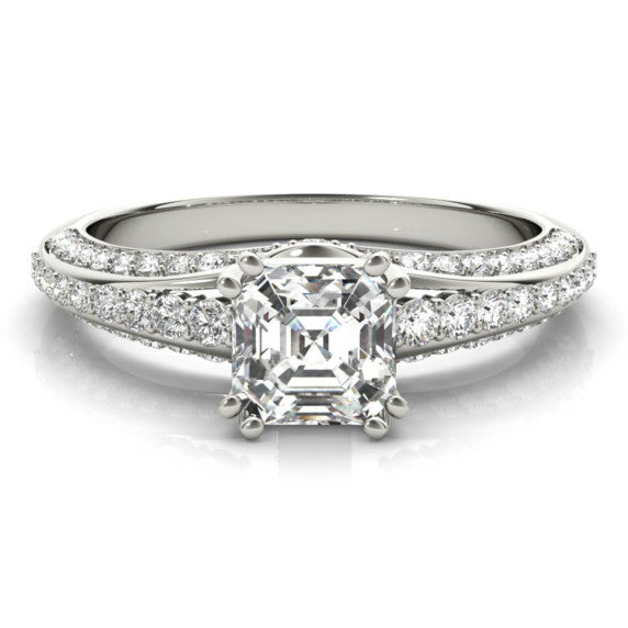 Vivace Lab-Grown Diamond Ring - Main View - Vowmira lab-grown diamond jewelry